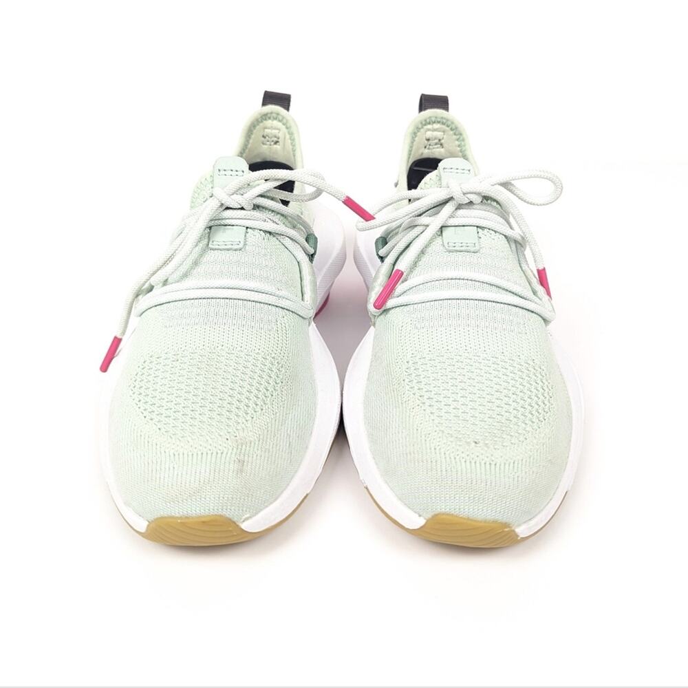 Sorel Mint Green & Pink Explorer Defy Low Sneaker Size 5.5 - Picture 3 of 9